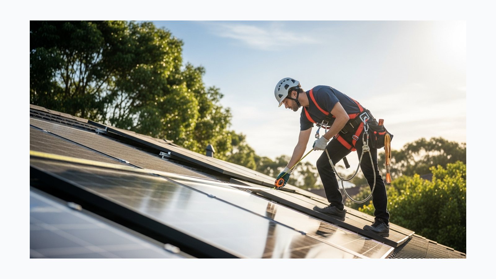 Аудит даху під сонячні панелі: 12 речей до кошторису - фотореалістична ілюстрація SolarProm