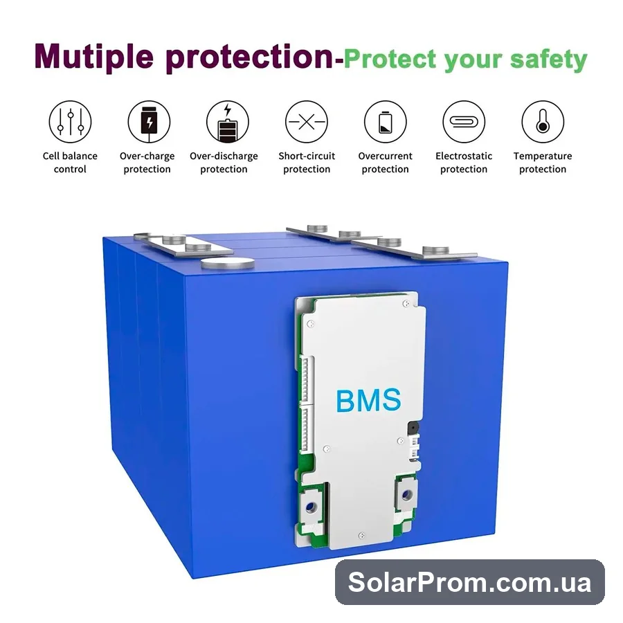 Акумуляторна батарея HS-12,8V50Ah Binager (LiFePO4 12,8V 50Ah 640Wh) - фото 6, SolarProm