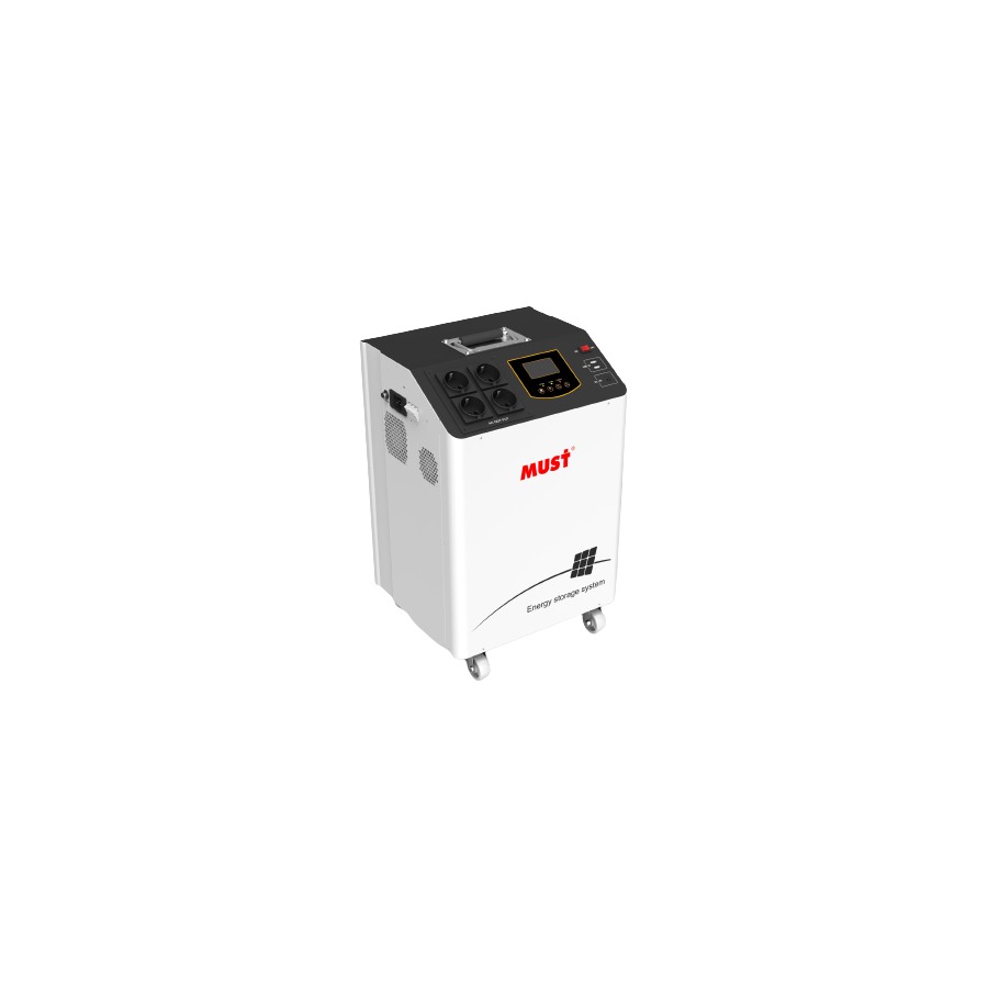 Система зберігання енергії HBP18-3024 Must (25,6V 50A 3kW 120Ah 3,2kWh) - схема роботи, фото 2