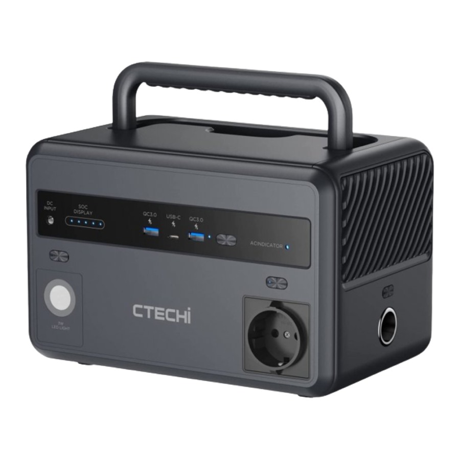 Портативна зарядна станція GT300 Portable Power Station CTECHi (300W 307Wh AC220V EU) в каталозі SolarProm