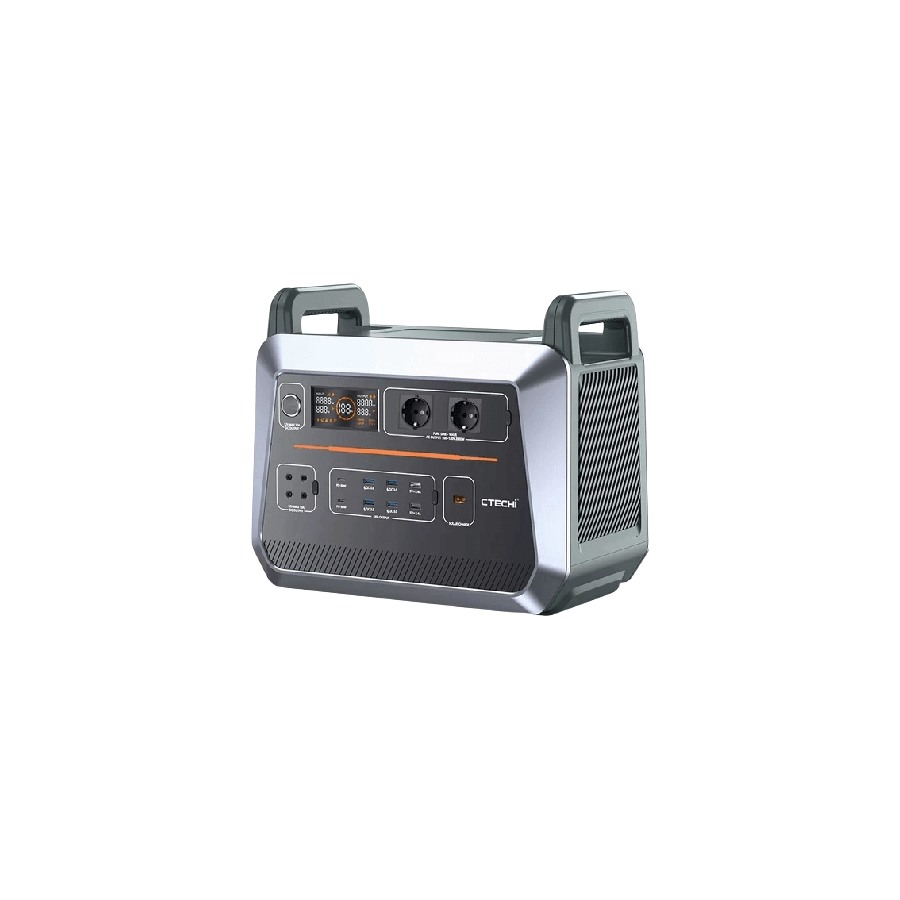 Портативна зарядна станція ST2000 Portable Power Station CTECHi (2000W 2073Wh AC220V EU) - схема роботи, фото 2