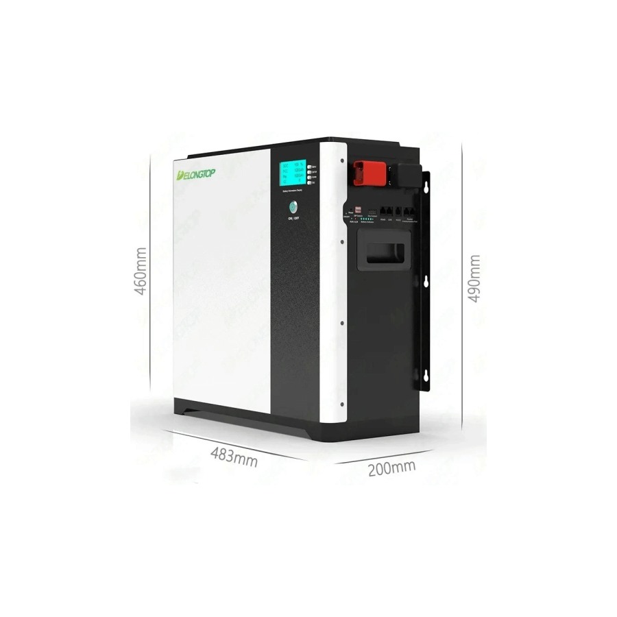 Акумуляторна батарея LFP-51100-05 Delong (LiFePO4 51,2V 100Ah 5kWh) - схема роботи, фото 3