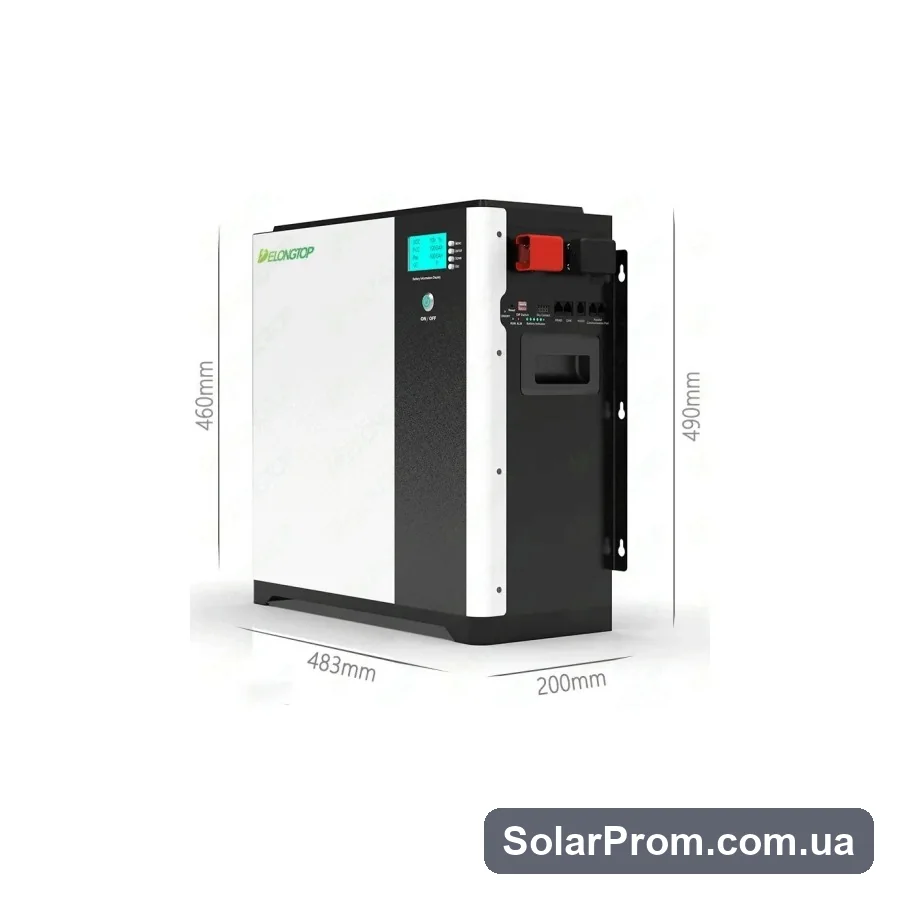 Акумуляторна батарея LFP-51100-05 Delong (LiFePO4 51,2V 100Ah 5kWh) - фото 3, SolarProm