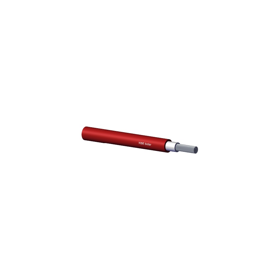 Кабель для сонячних панелей KBE Solar DB+ 6,00 Q red (RT) verz EN 50618, IEC 62930, 2 PFG 116910.19 - схема роботи, фото 2