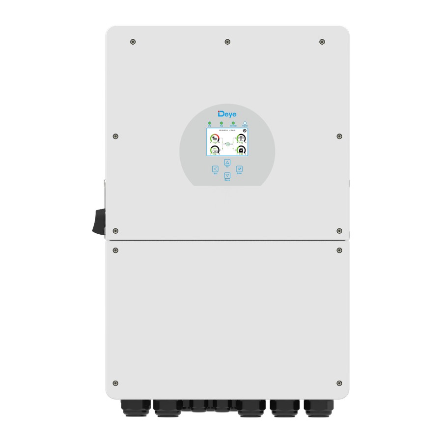 Гібридний інвертор SUN-16K-SG01LP1-EU Deye WiFi (16 kW, 1 фаза, 3 MPPT, LV) в каталозі SolarProm