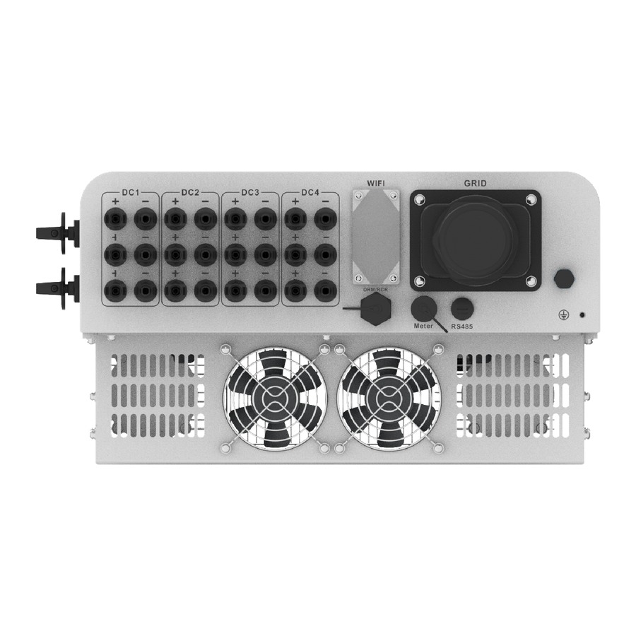 Мережевий інвертор SUN-50K-G04 Deye WiFi (50 kW, 3 фази, 4 MPPT) - схема роботи, фото 5