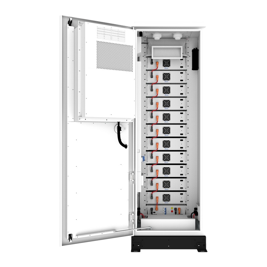Система зберігання енергії GE-F60 Deye Outdoor Cabinet ESS (High-Voltage 60 kW LiFePO4 51,2V 100Ah 614.4Wh) - схема роботи, фото 4