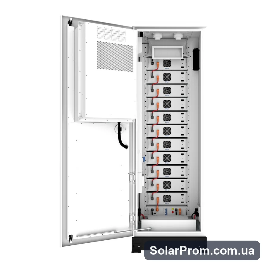 Система зберігання енергії GE-F60 Deye Outdoor Cabinet ESS (High-Voltage 60 kW LiFePO4 51,2V 100Ah 614.4Wh) - фото 4, SolarProm