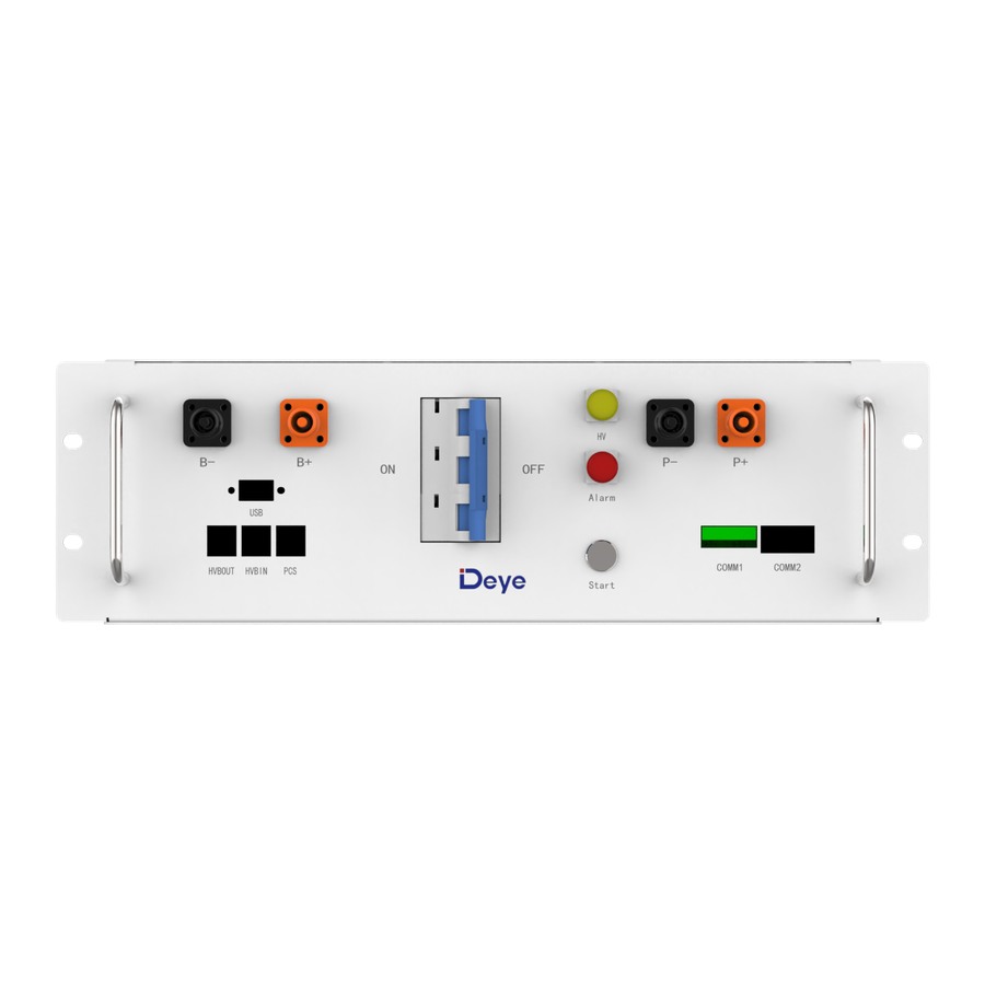 Система зберігання енергії GE-F60 Deye Outdoor Cabinet ESS (High-Voltage 60 kW LiFePO4 51,2V 100Ah 614.4Wh) - схема роботи, фото 5