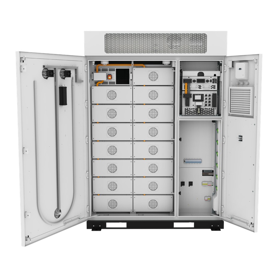 Система зберігання енергії Deye MS-GS215-2H3 (100 kW (380/400Vac, 50/60Hz)HV 215kWh LiFePO4) - схема роботи, фото 4
