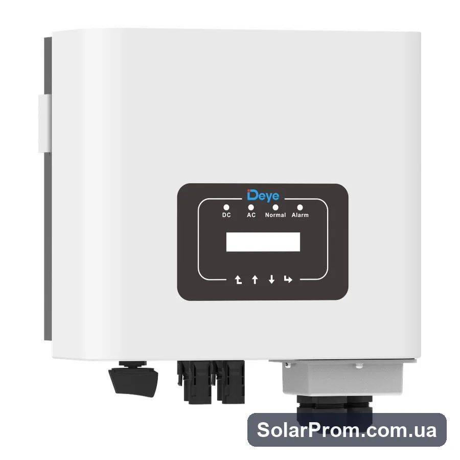 Мережевий інвертор SUN-06K-G Deye WiFi (6 kW, 1 фаза, 2 MPPT) - фото 2, SolarProm