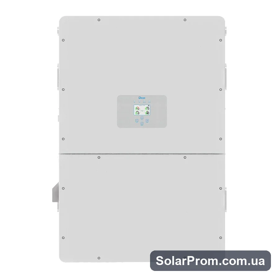 Гібридний інвертор Deye SUN-100K-SG02HP3-EU-GM10 (100 кВт, 3 фази, HV, 10 MPPT, WiFi) - фото 3, SolarProm