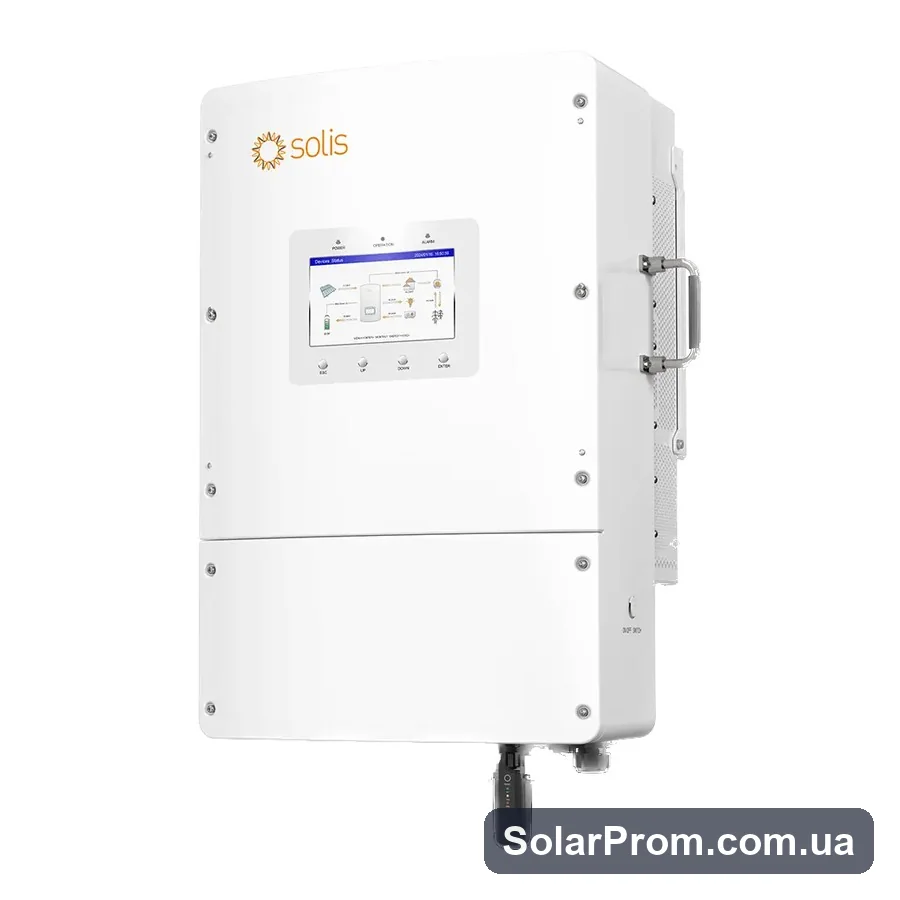 Гібридний інвертор S6-EH3P15K02-NV-YD-L Solis (15kW, 3 фази, 2 MPPT, LV) - фото 2, SolarProm