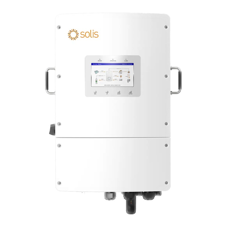 Гібридний інвертор S6-EH3P15K02-NV-YD-L Solis (15kW, 3 фази, 2 MPPT, LV) в каталозі SolarProm
