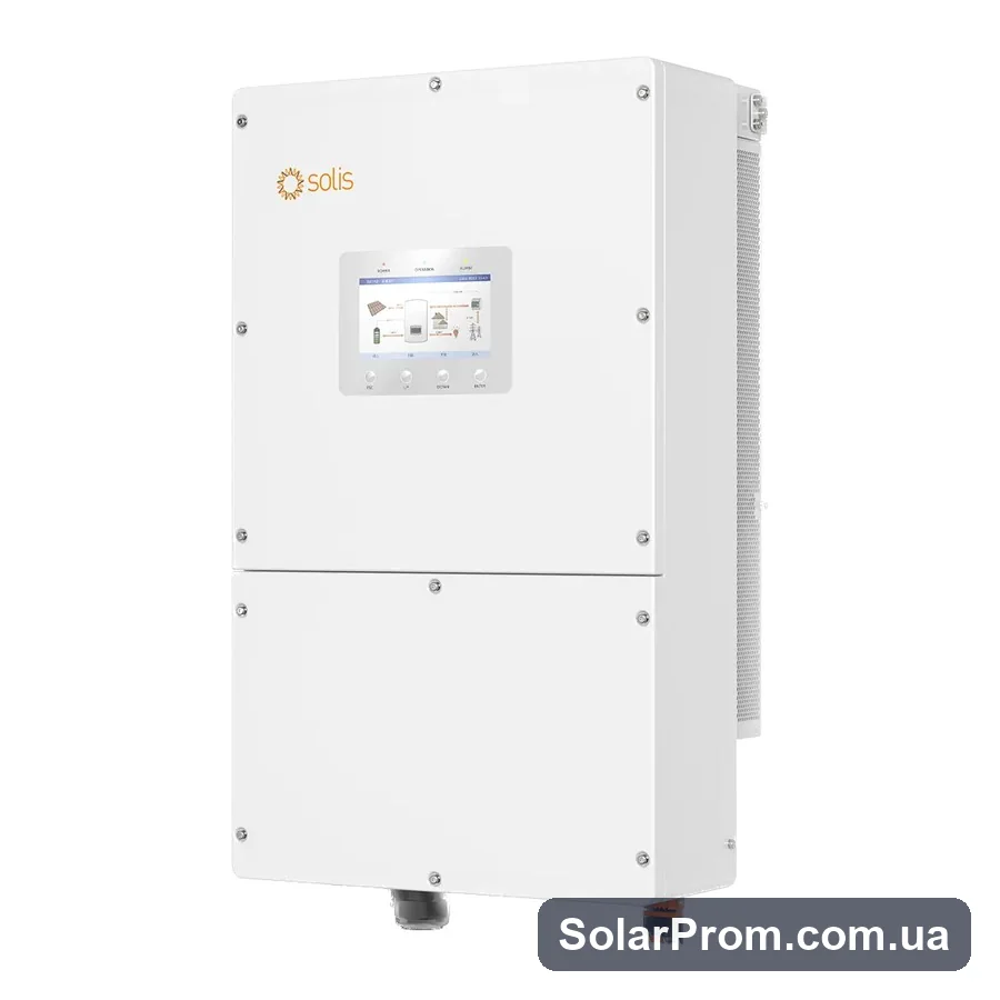 Гібридний інвертор S6-ЕН3P30K-H Solis (30 kW, 3 фази, 3 МРРТ, HV) - фото 5, SolarProm