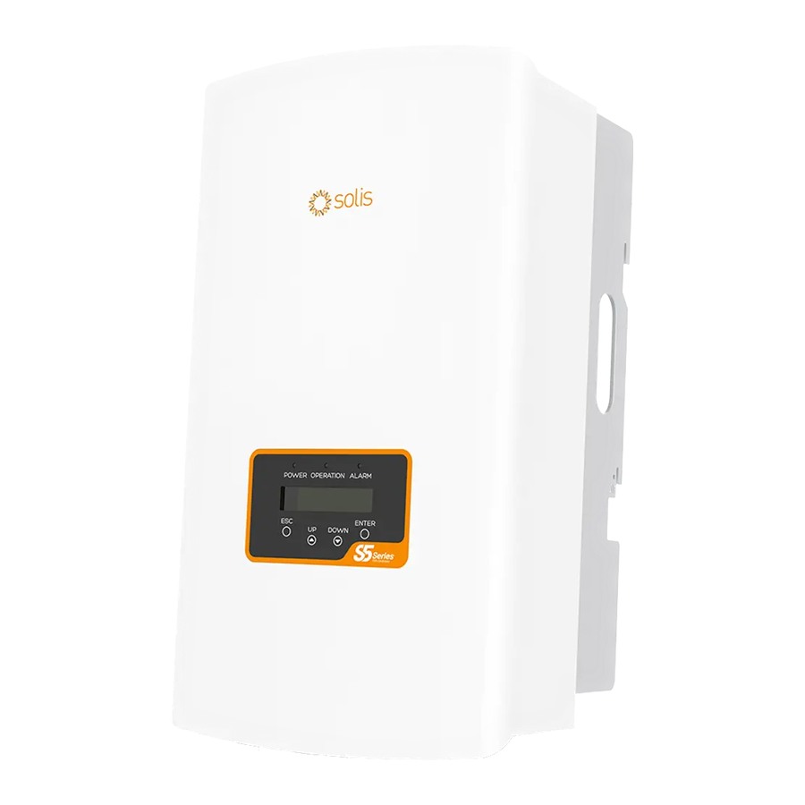 Мережевий інвертор S5-GR3P15K Solis WiFi (15 kW, 3 фази, 2 МРРТ) - схема роботи, фото 2