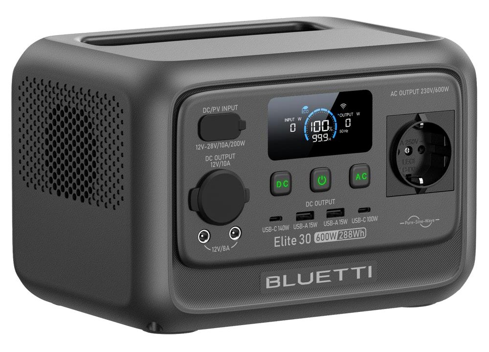 Портативна зарядна станція Bluetti Elite 30 V2 (600 Вт, 288 Вт·год, LiFePO4) - сторінка товару SolarProm