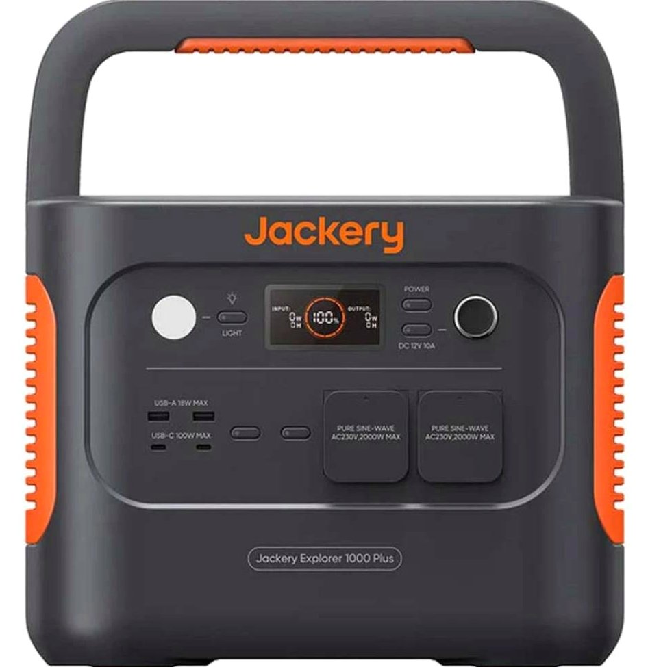 Портативна зарядна станція Jackery Explorer 1000 Plus (1264 Вт·год, 2000 Вт, LiFePO4) - сторінка товару SolarProm