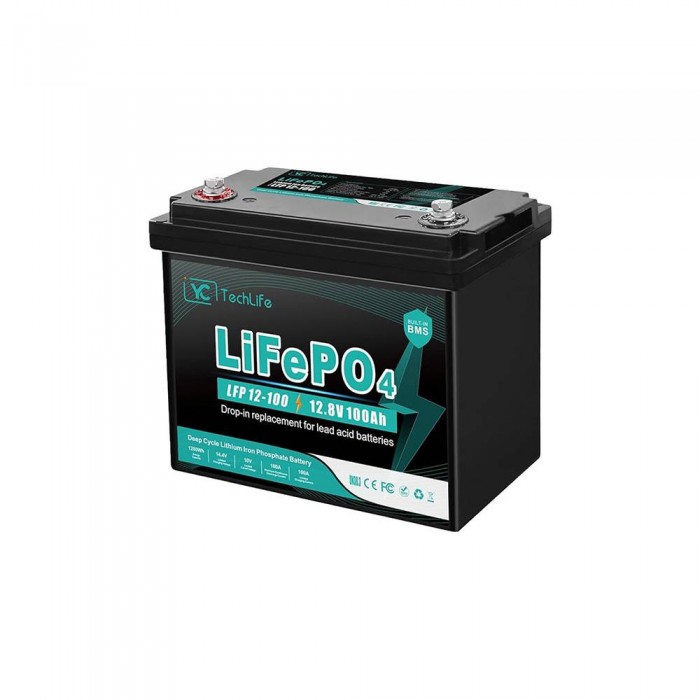Акумулятор LiFePO4 EverExceed YCTechLife LFP 12-100 (12.8V 100Ah, BMS 100A, 1280 Вт·год) в каталозі SolarProm