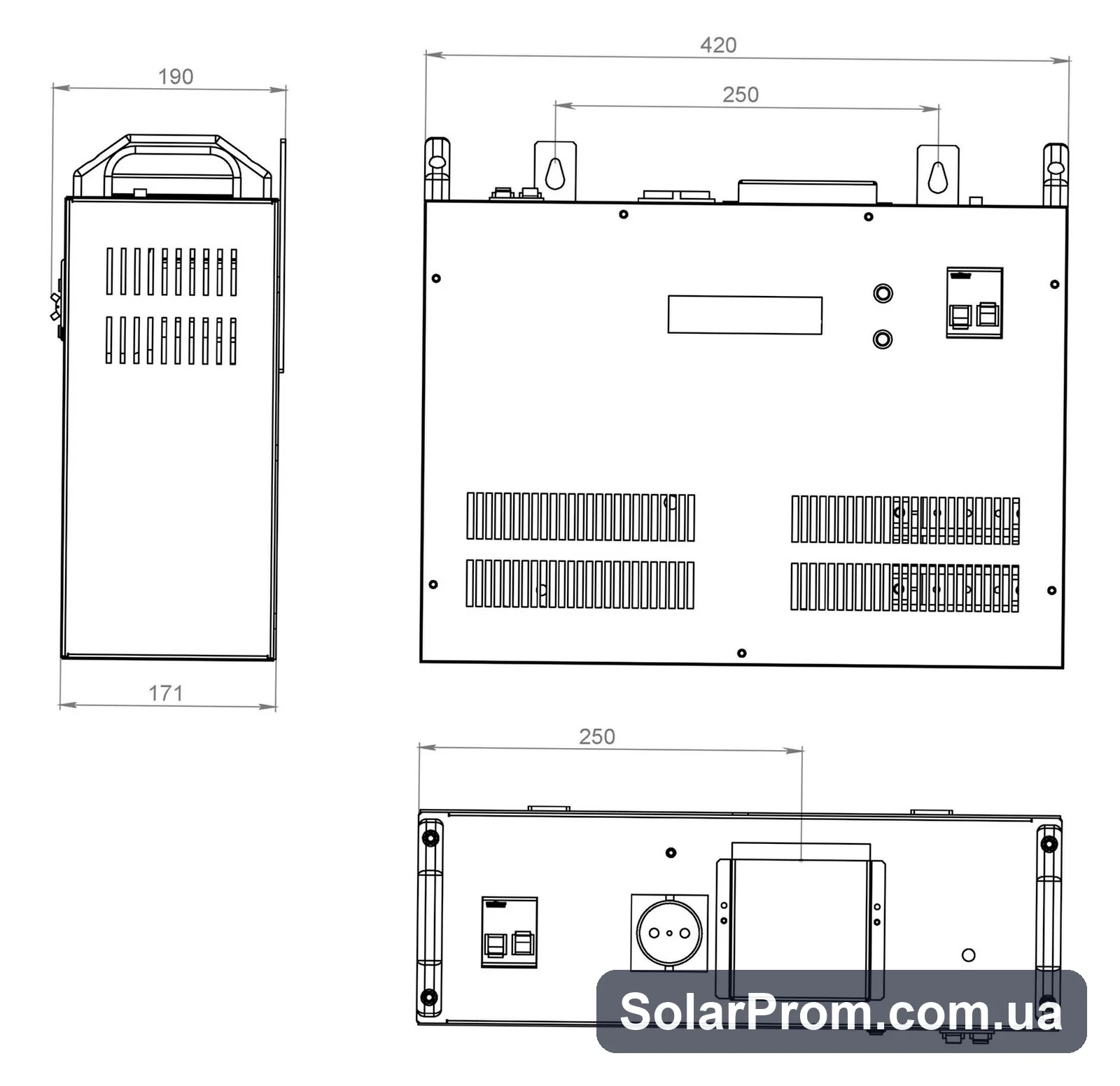 Стабілізатор напруги Volter-14 пт - фото 3, SolarProm