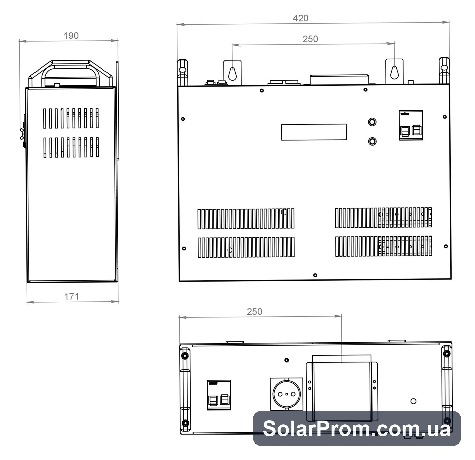 Стабилизатор напряжения Volter-14 птш - фото 3, SolarProm