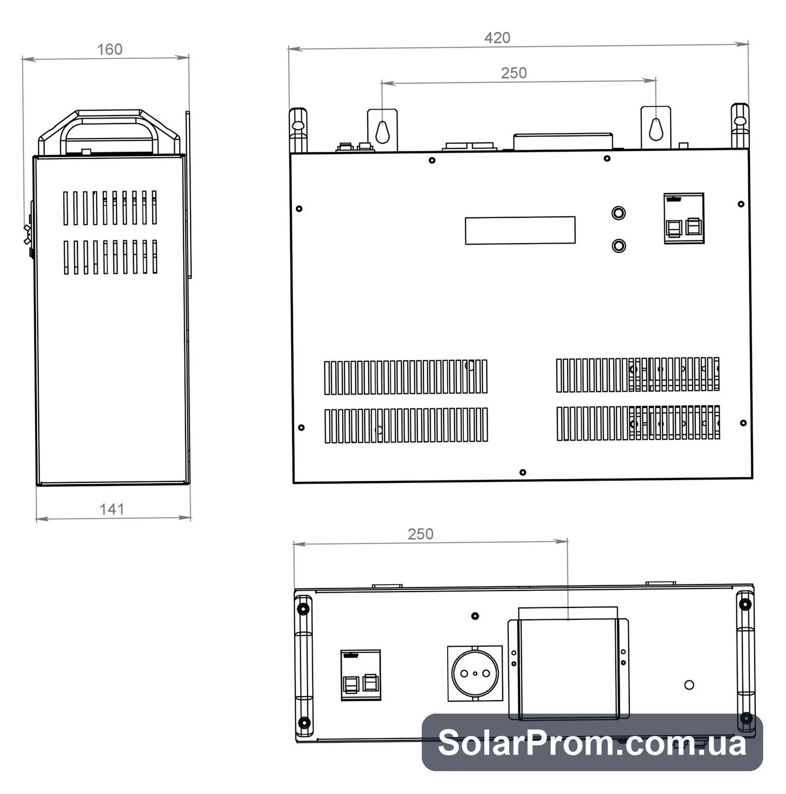 Стабілізатор напруги Volter-7 птc - фото 3, SolarProm