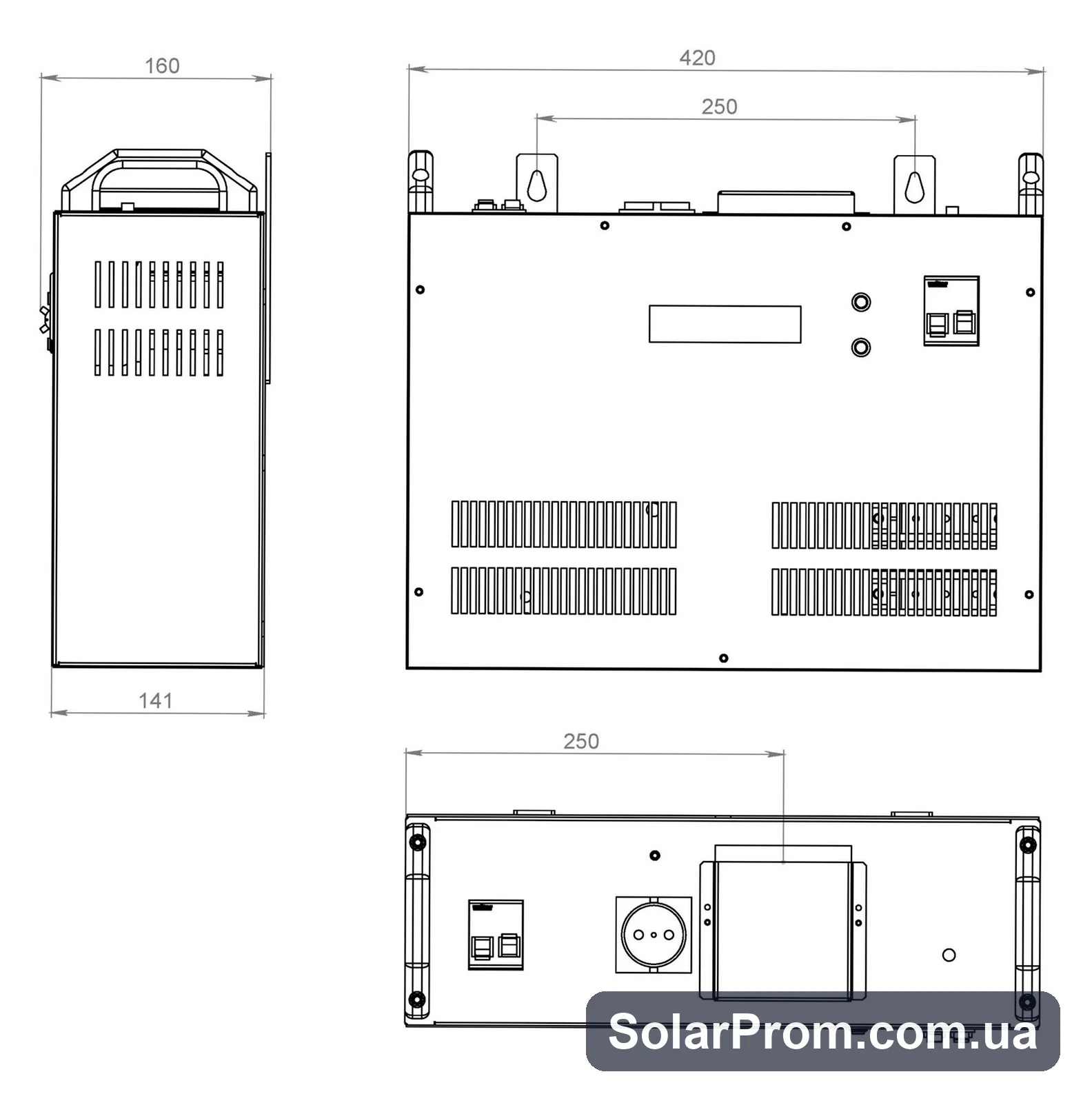 Стабілізатор напруги Volter-9 птс - фото 3, SolarProm