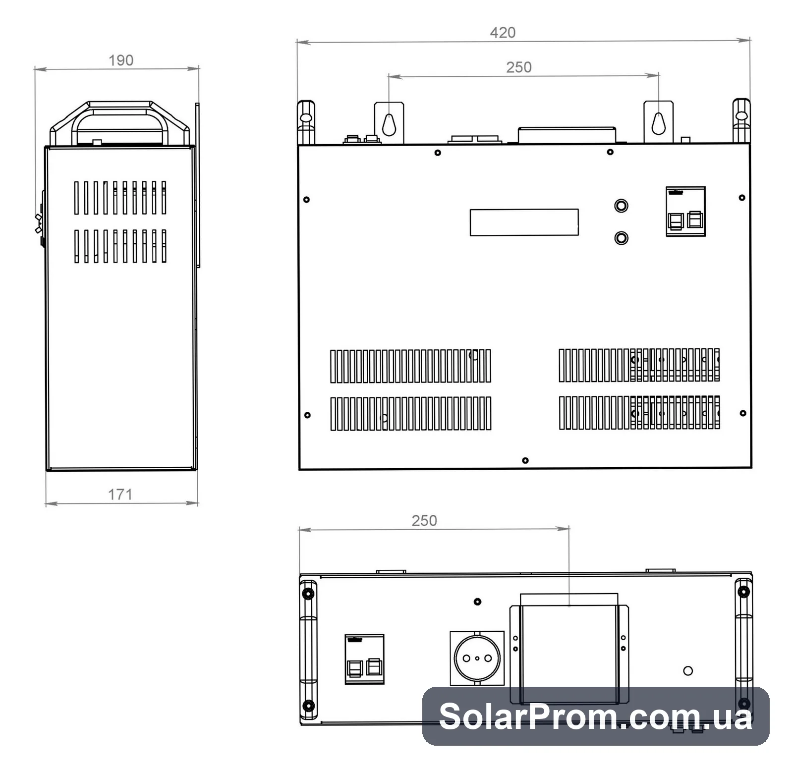 Стабілізатор напруги Volter-11 птш - фото 3, SolarProm