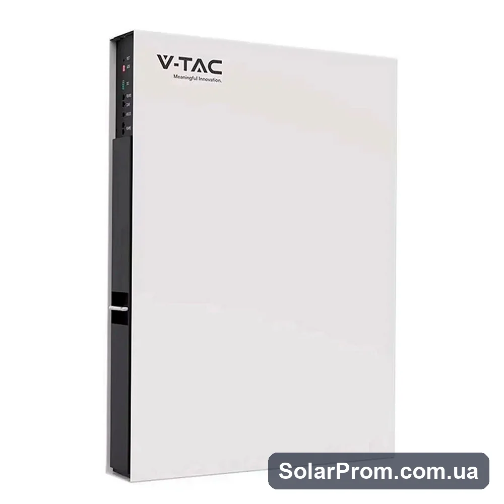 Аккумуляторная батарея V-TAC SLIM VT-48160 LiFePO4 51,2V 160Аh 7.64kWh, (100 / 100A) в каталоге SolarProm