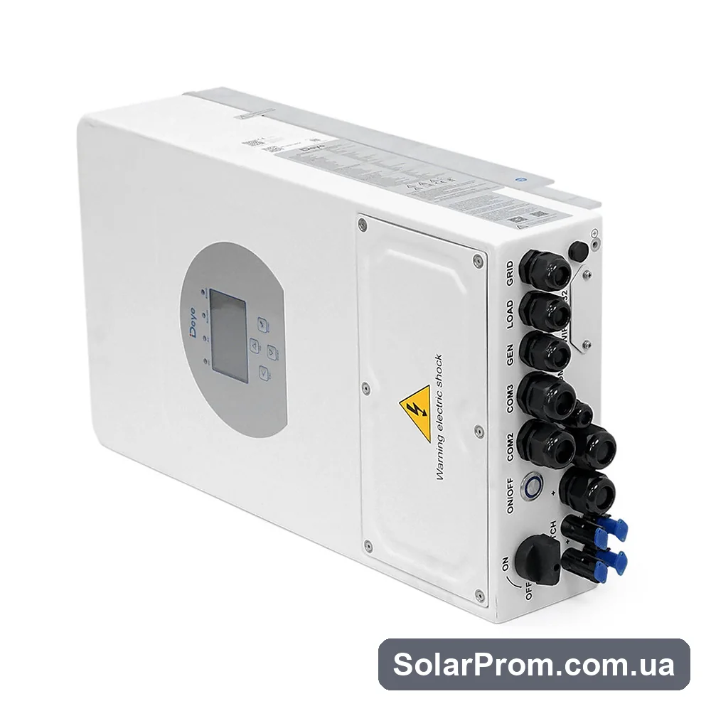 Гибридный инвертор Deye SUN-6K-SG05LP1-EU-AM2-P WI-FI, 6 кВт, однофазный, (МРРТ 125-425 / 120А / DC48В)Parallel - фото 3, SolarProm