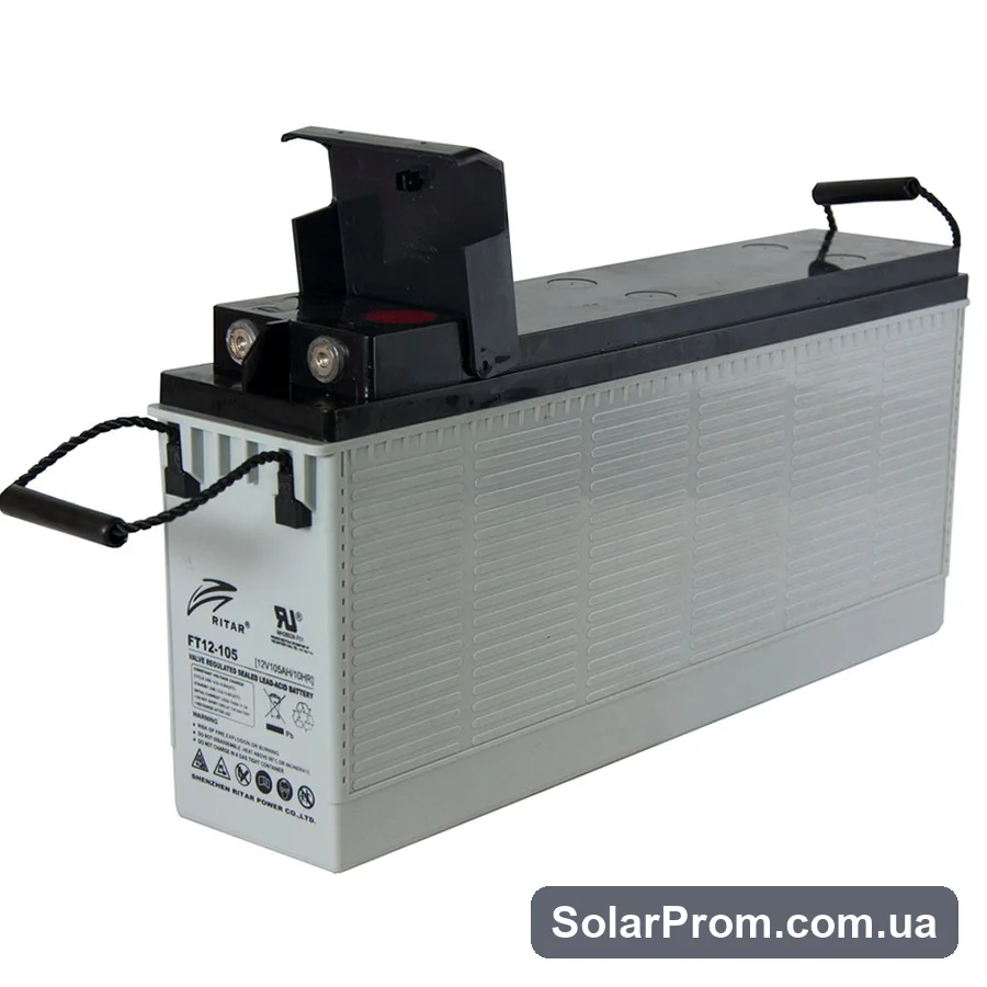 Аккумуляторная батарея GEL RITAR FT12-105G, Gray Case, 12V 105.0Ah ( 508 х 111 х 236 ) Q1 / 24 в каталоге SolarProm
