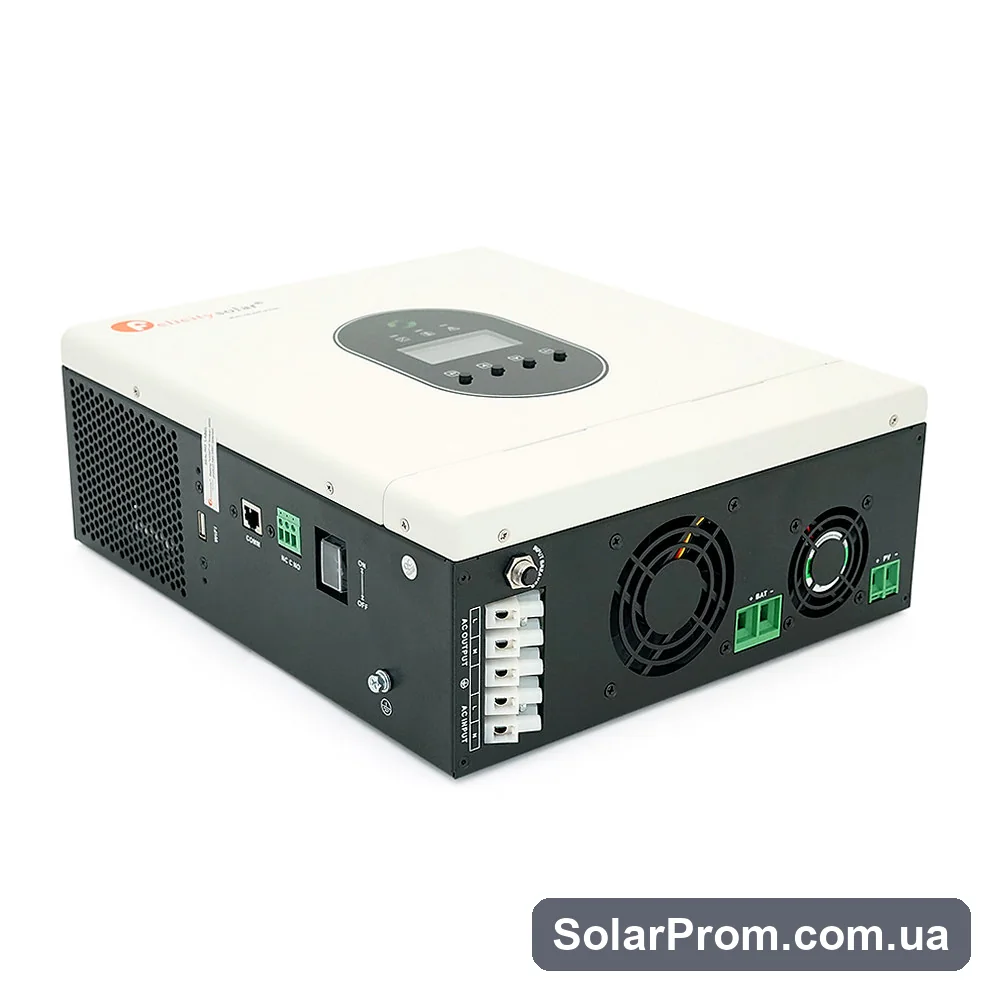 Гибридный инвертор Felicity IVCM3024PRO, 3000VA, 24V, RS485, 90-280 Vac, MPPT(30-120), 10-90AOFFG - фото 2, SolarProm