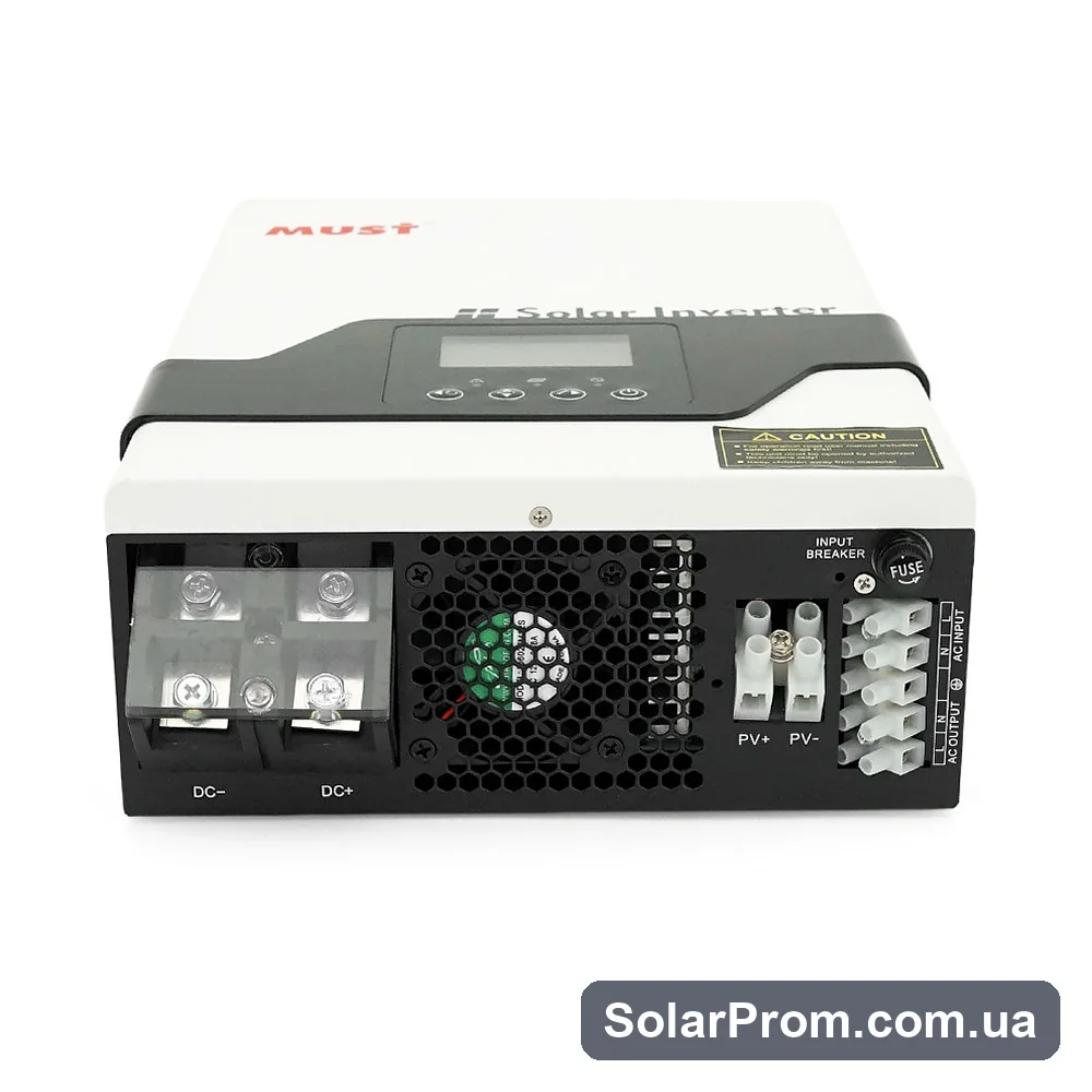 Гибридный инвертор MUST PV18-1012VMPK, 1000W, 12V, ток заряда 10 / 20A, 230V / 4.35A, MPPT (60А, 105 Vdc) - фото 2, SolarProm