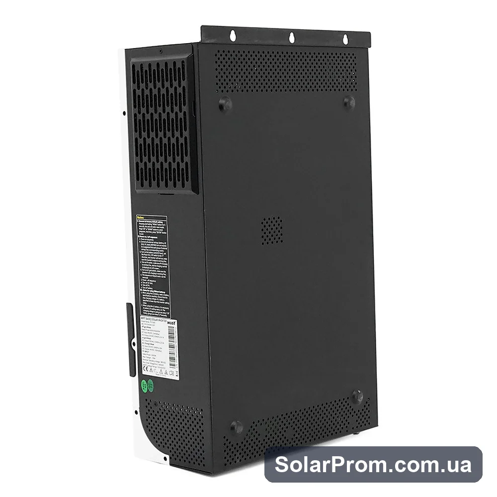 Гибридный инвертор MUST PH19-6048EXP, 6000W, 48V, ток заряда 1-60А, 160-275V, MPPT (80А, 450 Vdc) - фото 2, SolarProm