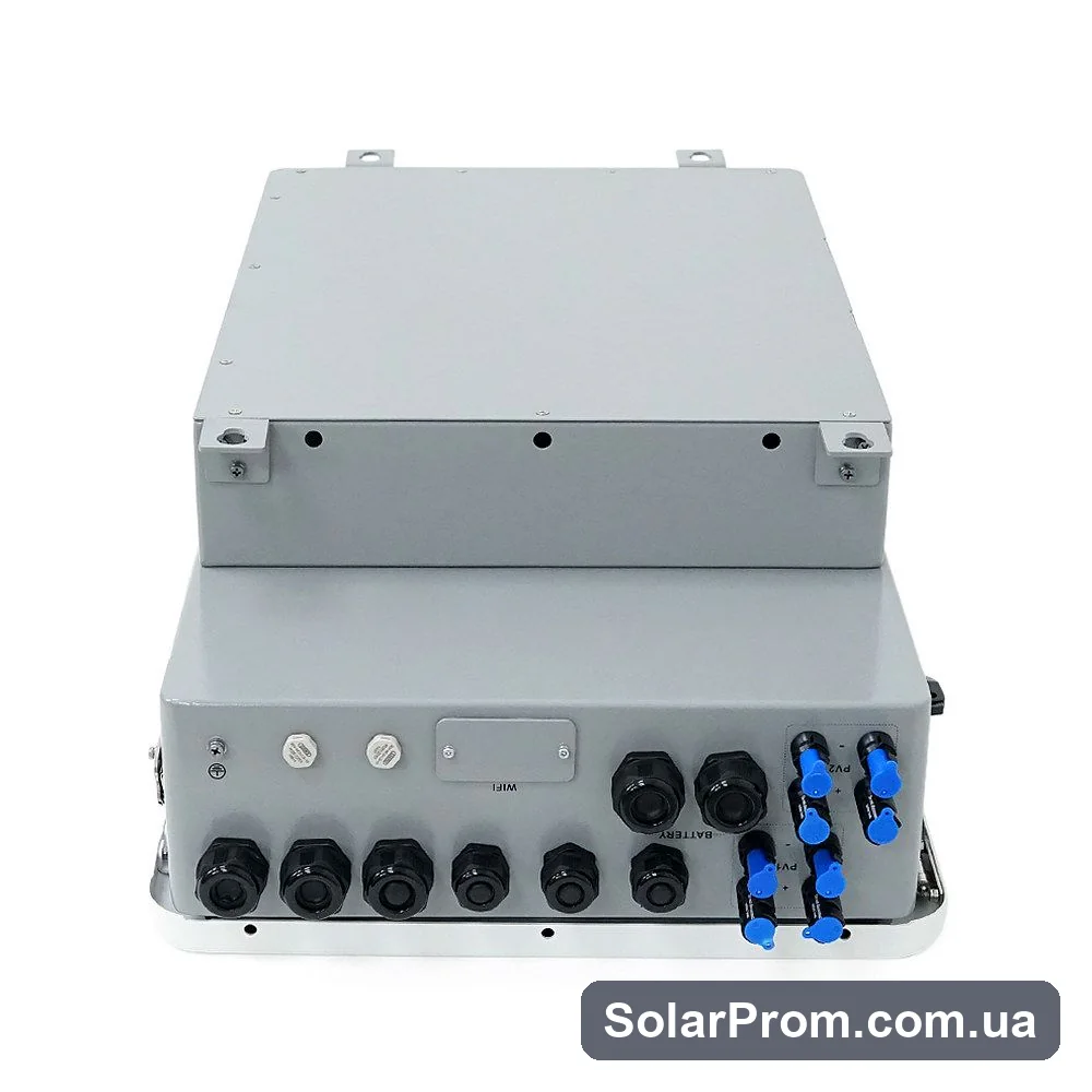 Гибридный инвертор Felicity IVGM8KLP1G1 (Gen-port) 8000W, 230VAC, 50 / 60Hz, 48V, Parallel, 2*MPPT-2*PV120-425V / 26A, ток заряда max-190A, IP65, RS485, RS232, CAN, WiFi. - фото 2, SolarProm