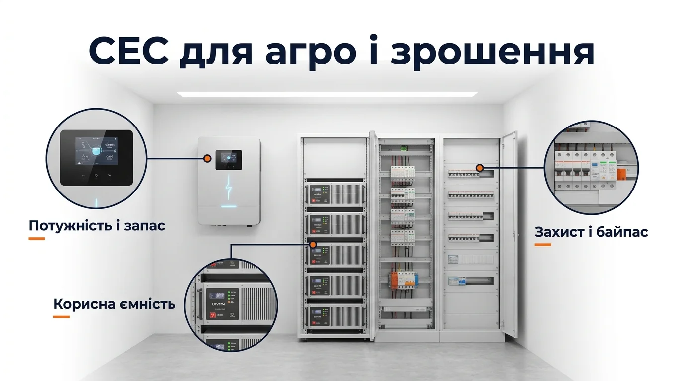 Інфографіка: СЕС для агро і зрошення: качаємо воду сонцем