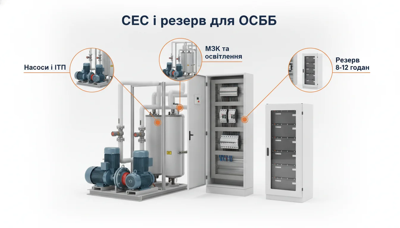 Инфографика: СЭС и резерв для ОСМД: аргументы для собраний совладельцев