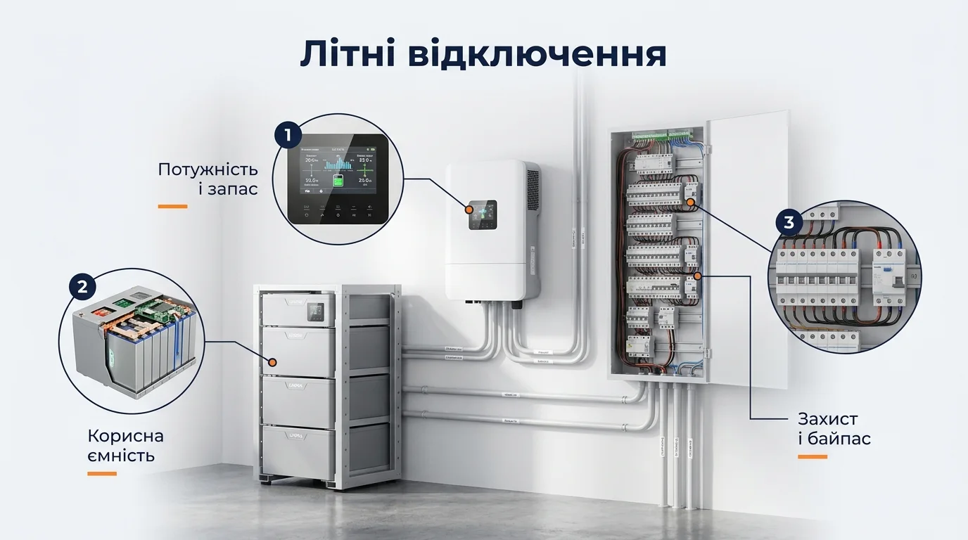Инфографика: Летние отключения: холодильник, кондиционер и резерв в жару